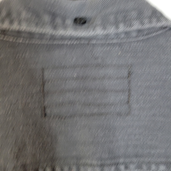 Mens Odin New York Long Sleeve Heavy Weight Gray Button front shirt size Small - Picture 10 of 10